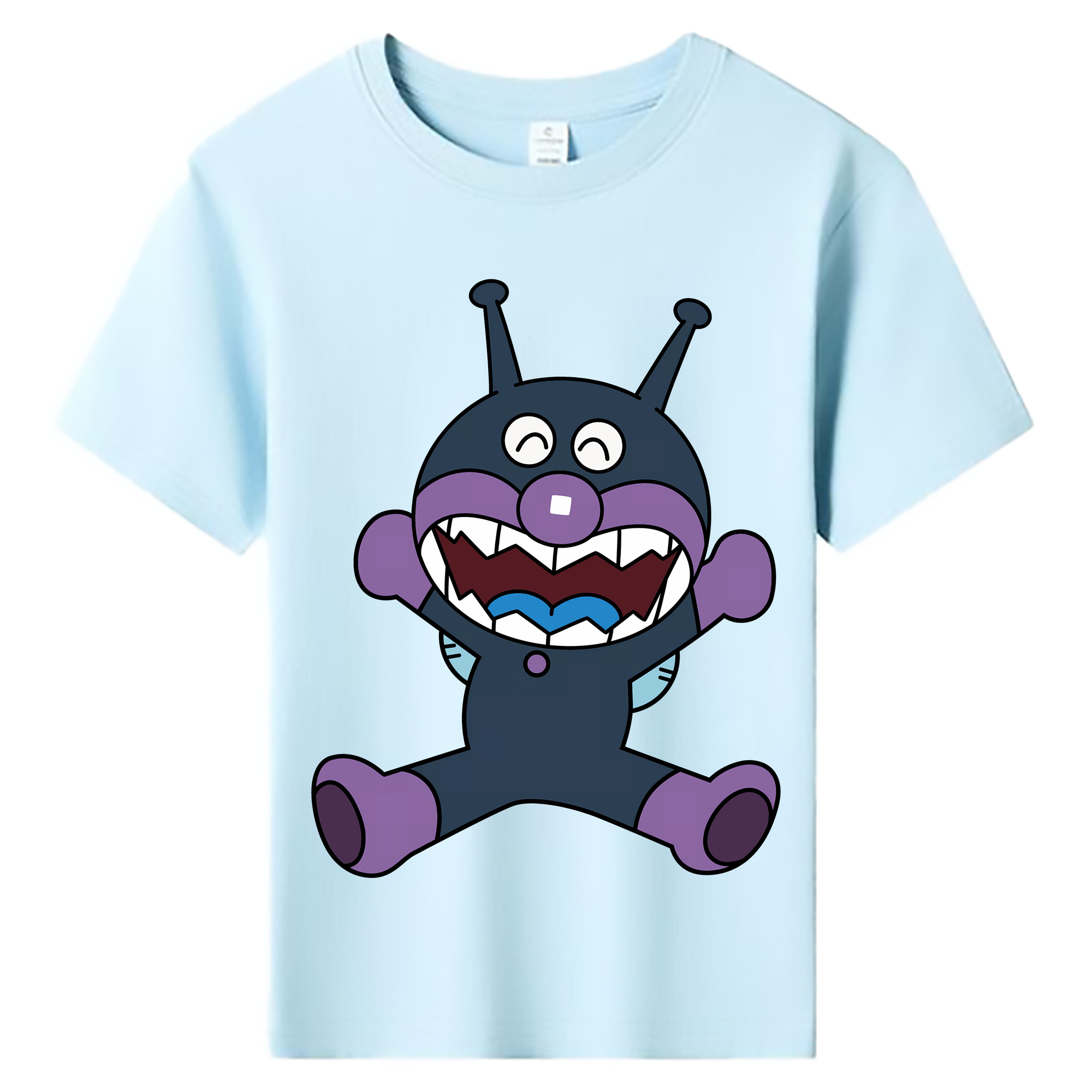 （画像用） アンパンマン Anpanman 綿100％キッズTシャツ（フロントプリント）